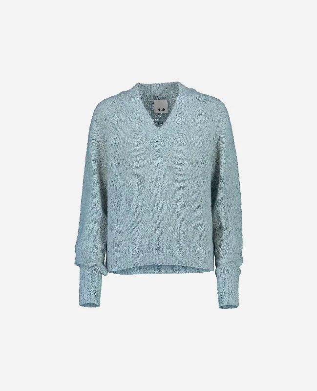 V-Pullover aus Cashmere in Blau Best sweaters for cold weather