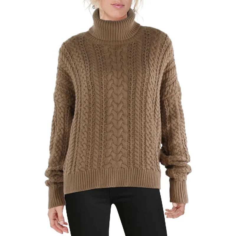 Lauren Ralph Lauren Womens Knit Long Sleeves Turtleneck Sweater Formal sweaters