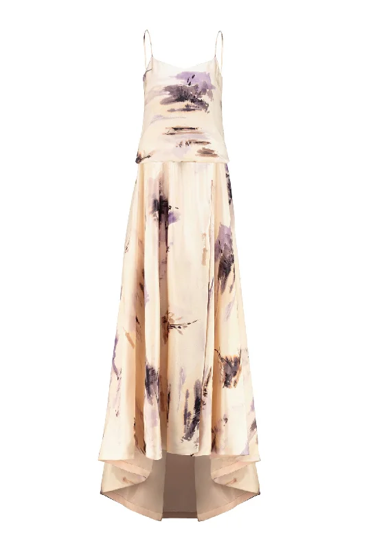 LANONIA AQUARELLE SILK MAXI DRESS Fashion-forward maxi dresses