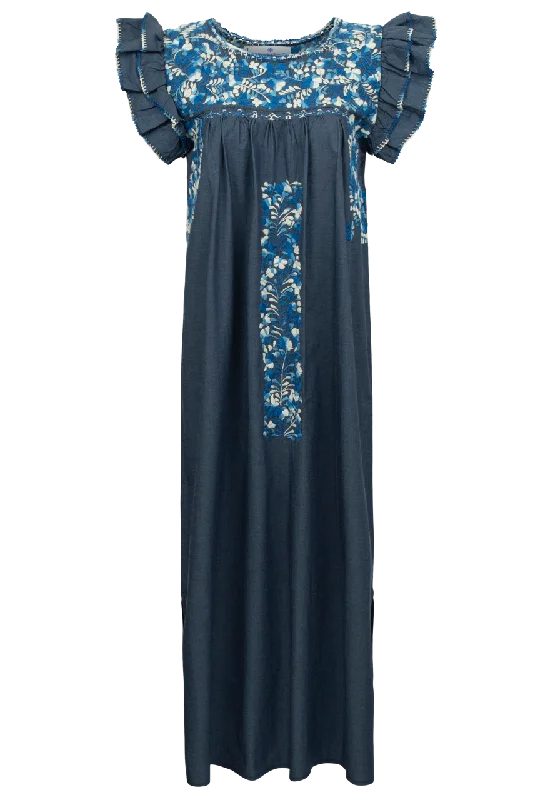 Margarita Mercantile Mariana Maxi Dress - Denim Budget-friendly maxi dresses