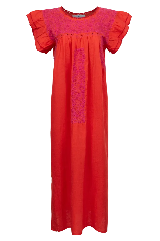 Margarita Mercantile Mariana Maxi Dress - Red Luxury maxi dresses