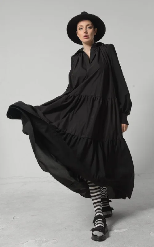 Longsleeve Bohemian Maxi Dress In Black Fashion Nova maxi dresses