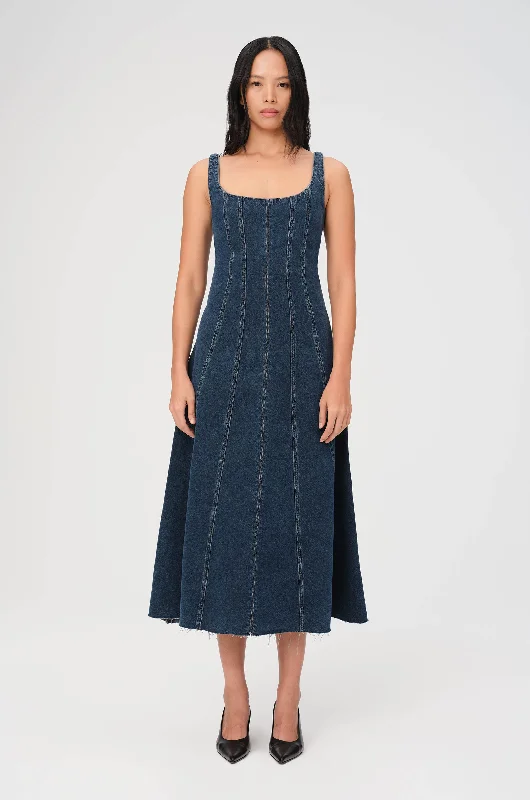  PSA - DENIM MAXI DRESS  | UNDER PRESSURE Anniversary maxi dresses