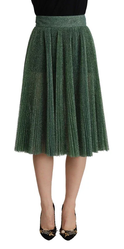 Dolce & Gabbana  Pleated Skirt Green Trendy new unclassified skirts