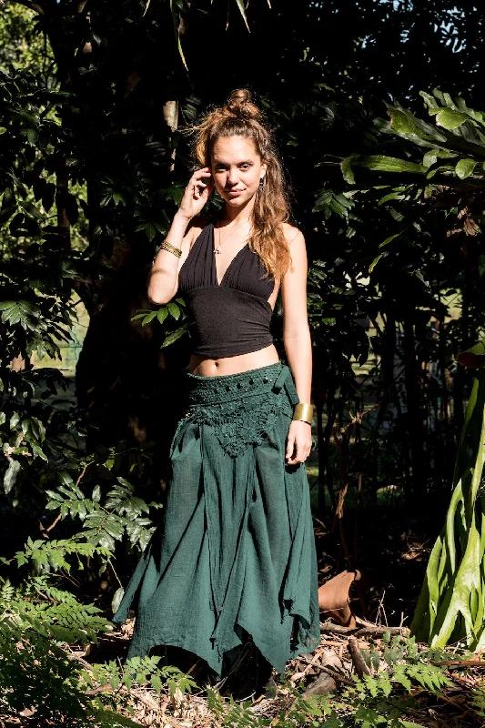 FOREST SKIRT GREEN Casual chic unclassified skirts