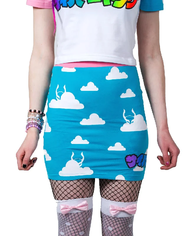 MINI SKIRT CLOUD PL-AI Bold Mini Skirt