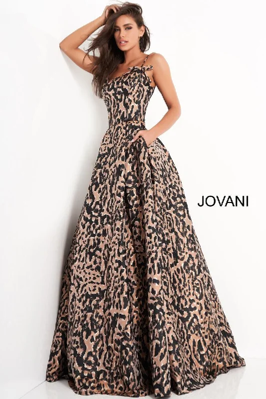 Jovani 03838 Long Spaghetti Strap Prom Gown Graduation party dresses