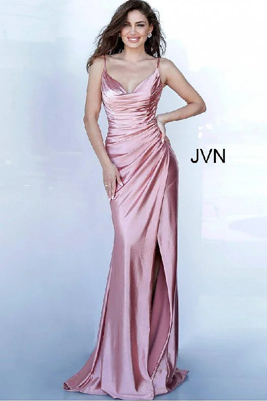 Jovani 03104 Long Formal Ruched Prom Gown Best party dresses for wedding guests