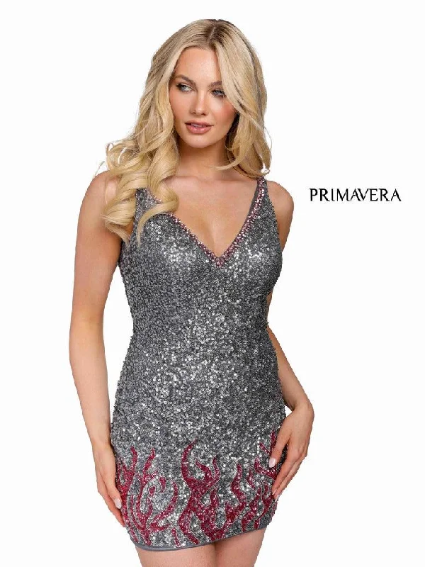 Primavera Couture Prom Short Cocktail Dress 3847 Holiday party dresses