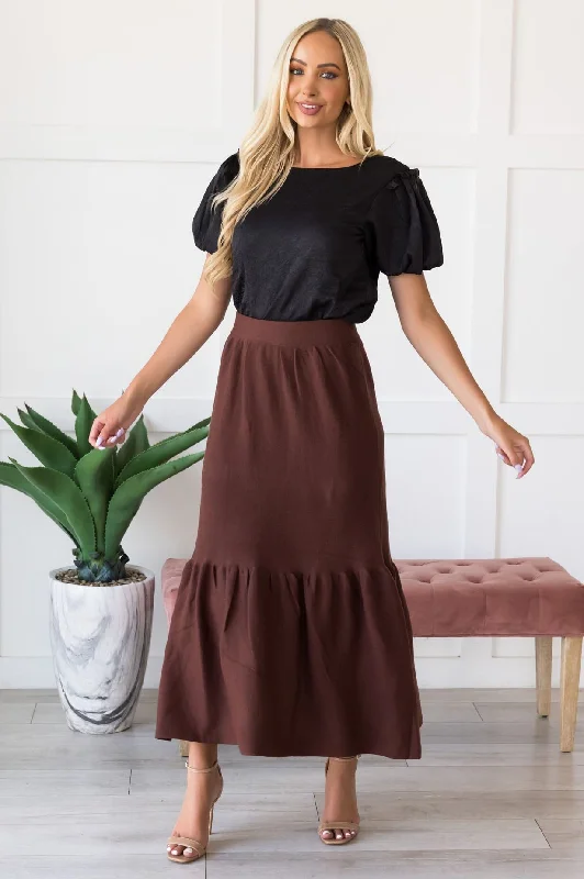 Promised High Waist Maxi Skirt Maxi Skirt Trendy