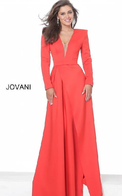 Jovani 03644 Long Sleeve Formal Evening Dress Hot new arrivals in party dresses