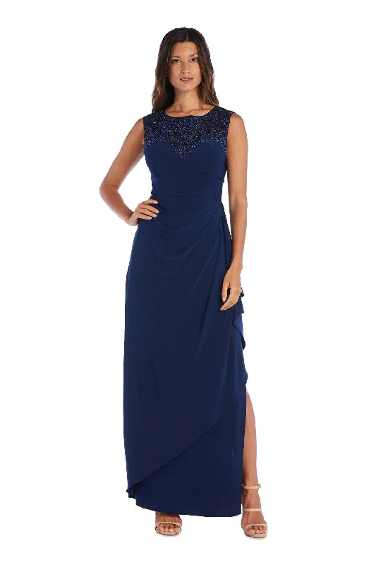 R&M Richards 5939 Sleeveless Sequined Evening Gown Sale Elegant party dresses