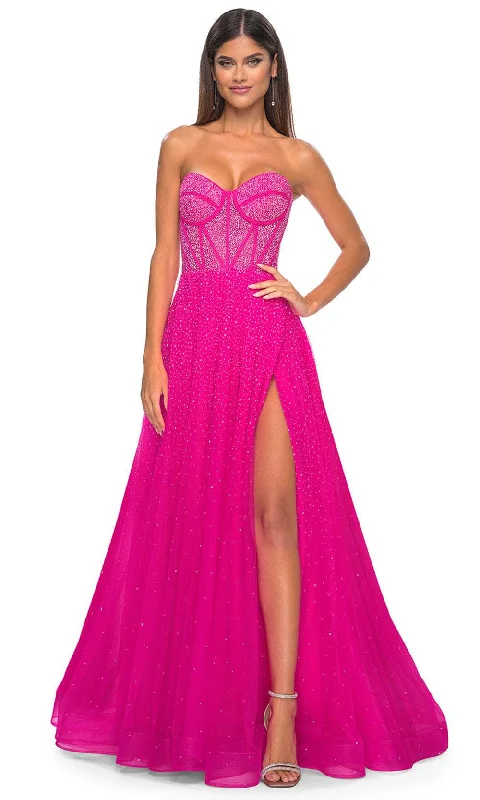 La Femme 32278 - Bejeweled Bustier Prom Dress Ruffled unclassified dresses