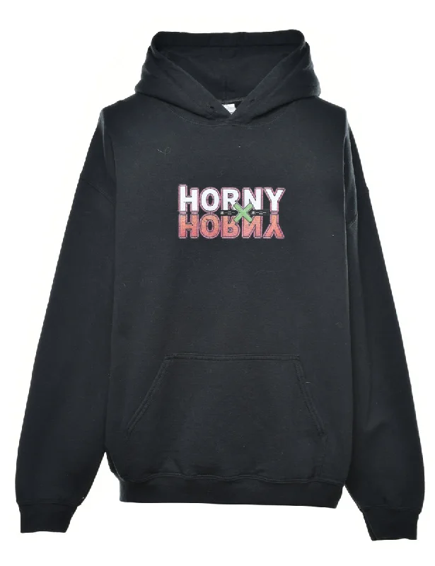 Horny Printed Hoodie - L Spring floral dresses