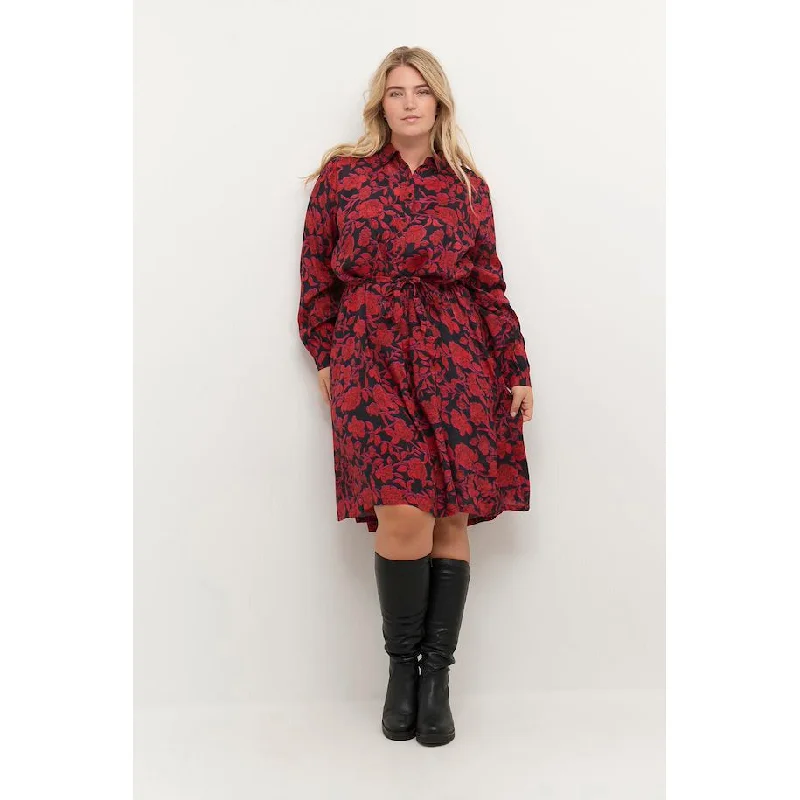 Kaffe Fina Floral Printed Shirt Dress Outdoor floral dresses