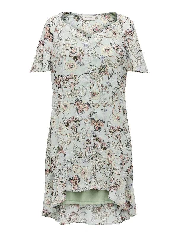 Only Carmakoma Dalimo Print Dress Cottagecore floral dresses