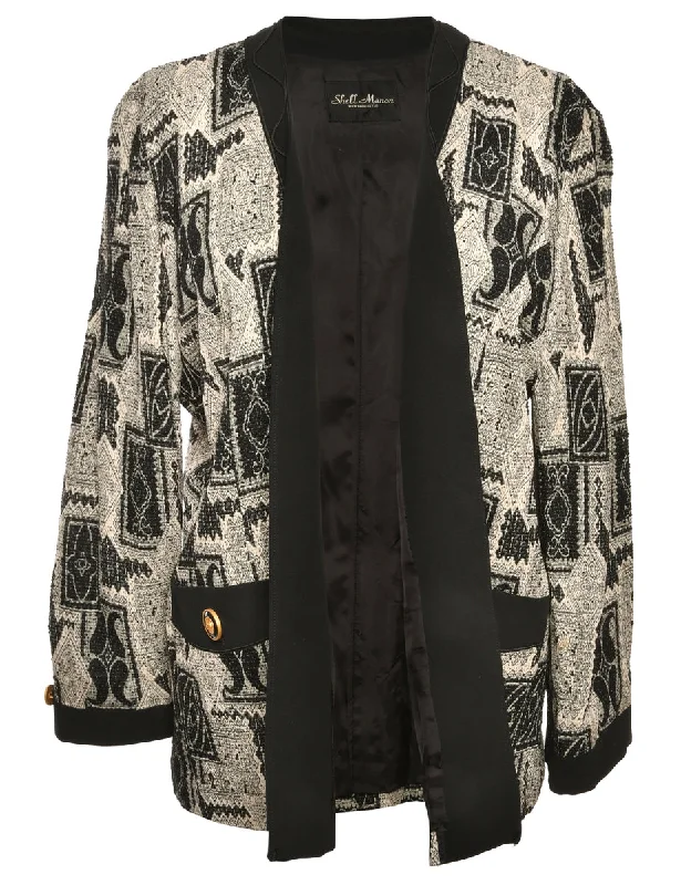 Printed Jacket - L Date night floral dresses