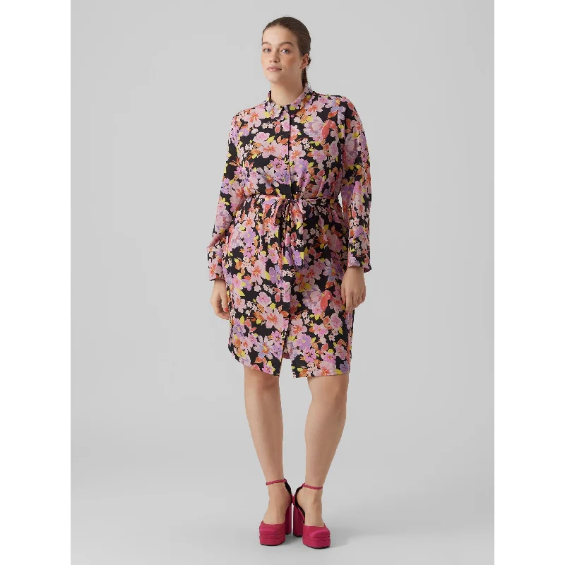 Vero Moda Curve Shirt Dress in Floral Print H&M floral dresses