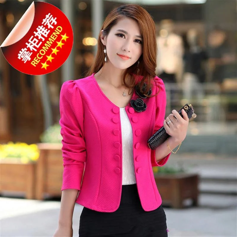 Big Size 4XL Women Office Lady Wear Suit Blazer Solid Casual Coat Jacket Long Sleeve Notched Collar Outwear Blazers Women's work jackets