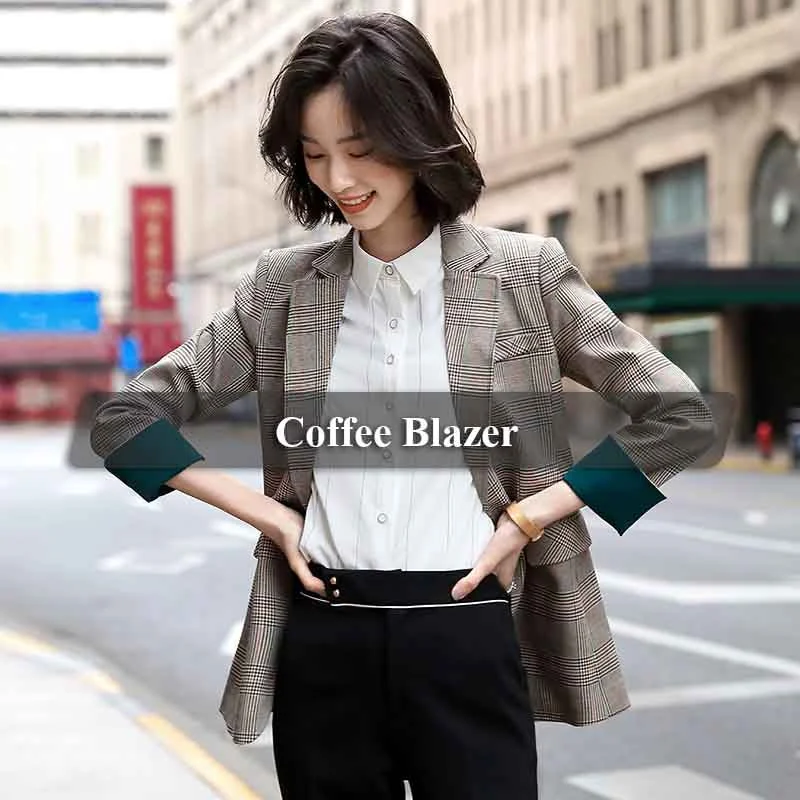 Coffee blazer