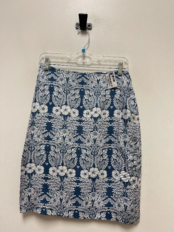 Blue Skirt Midi J. Crew, Size 6 Boho Midi Skirt