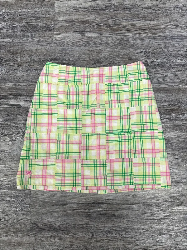 Green & Pink Skirt Midi Lilly Pulitzer, Size 2 Midi Skirt Trend