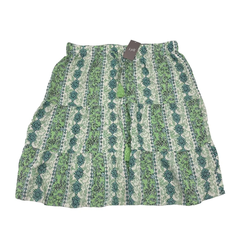 Green Skirt Midi J. Jill, Size S Denim Midi Skirt