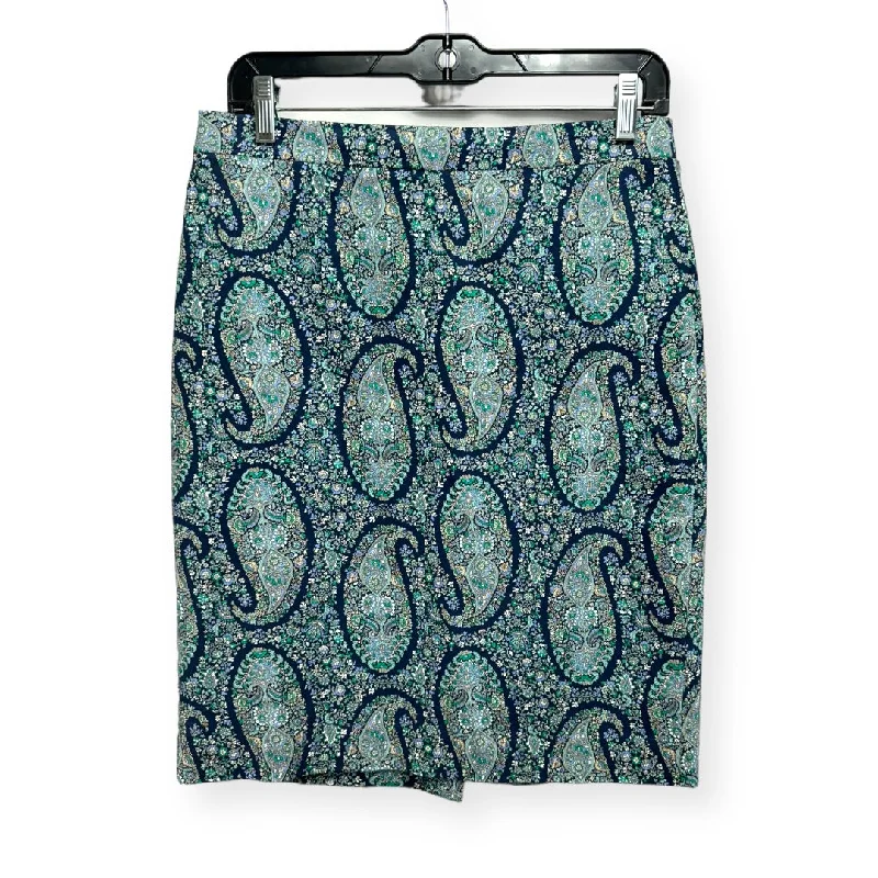 Paisley Print Skirt Midi J. Crew, Size 6 Slim Midi Skirt