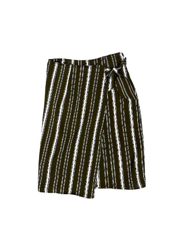 Striped Pattern Skirt Midi Sunday In Brooklyn, Size S Classic A-line Skirt